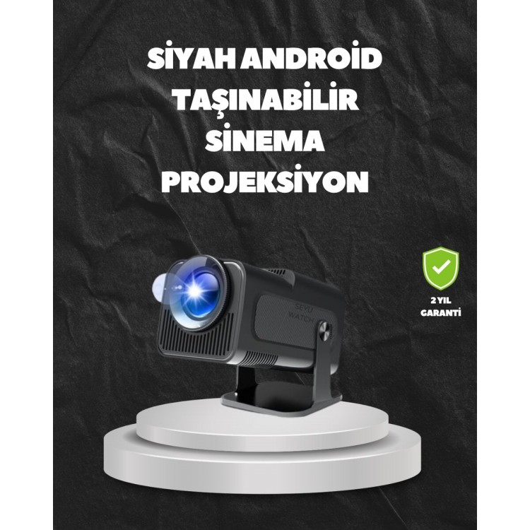 WiFi6 ve Bluetooth 5.0 Teknolojili Kablosuz Bağlantı Özellikli Projektör