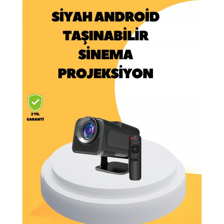 1080P Full HD Çözünürlük ve 4K Destekli Projektör