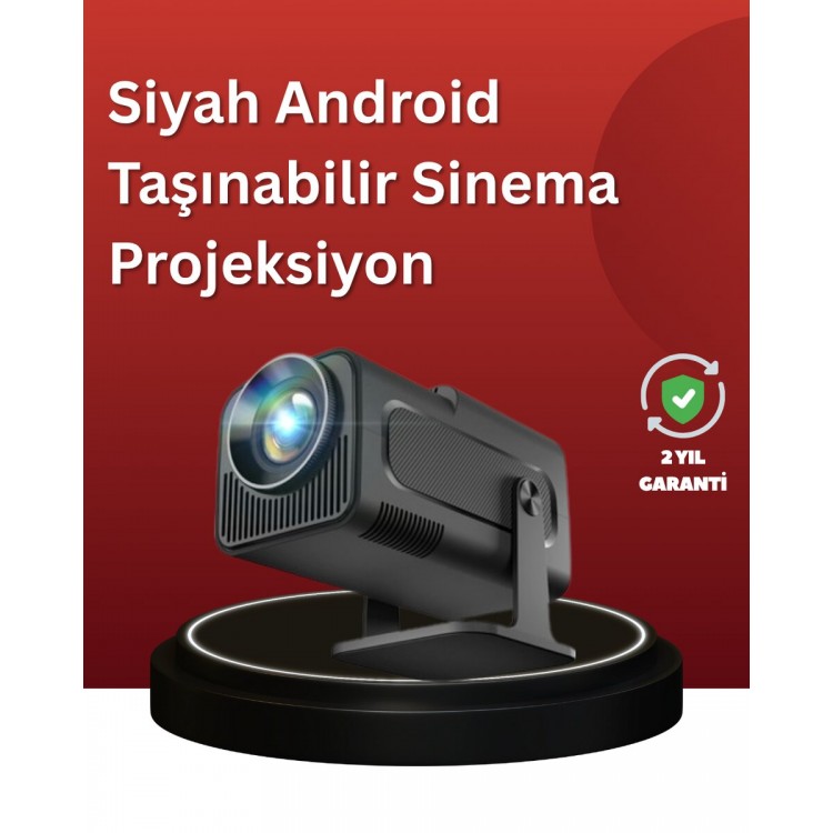 Uzun Ömürlü Lamba ve Dahili Hoparlörlü Ev Sinema Projektörü