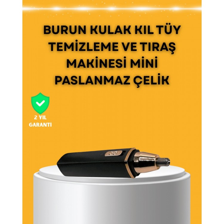 USB Şarjlı Sessiz Burun ve Kulak Kılı Temizleme Cihazı