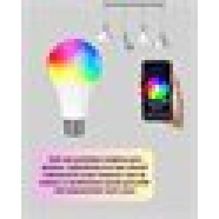 RGBW Teknolojili Akıllı LED Ampul Zamanlayıcılı