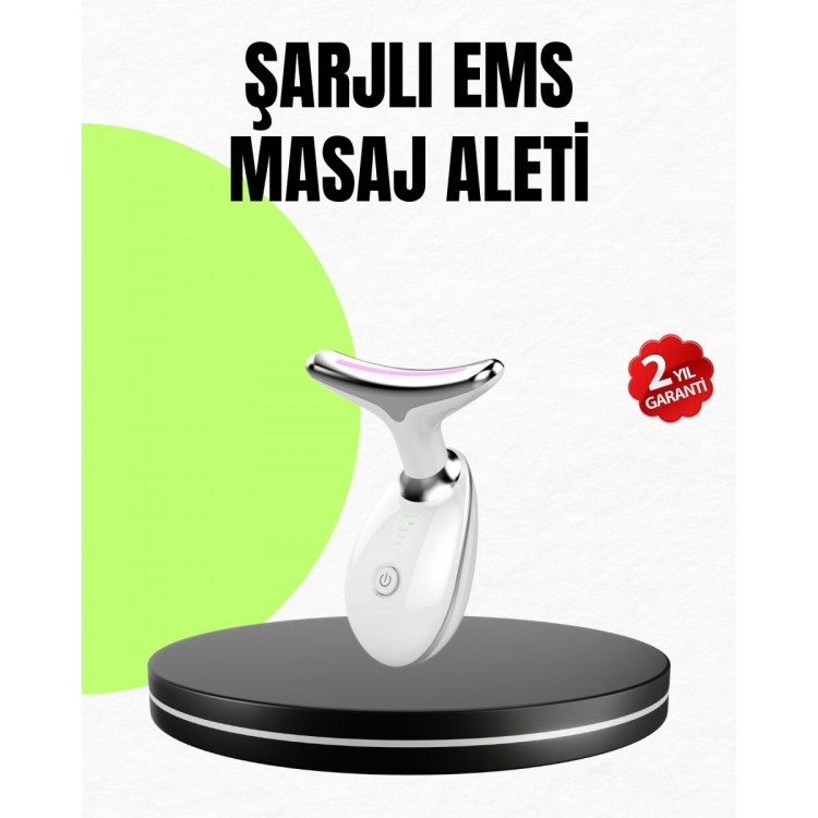 Kırışıklık Önleyici Güzellik Cihazı | Mikro Akım Masaj ve Isı Terapisi