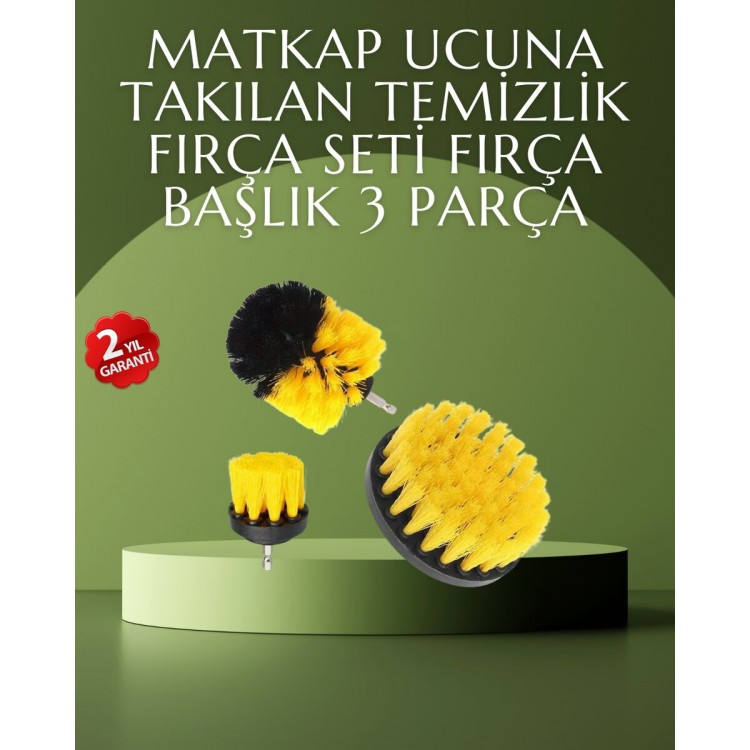 Matkap Ucu Temizlik Fırçası Seti Ev ve Araç İçin