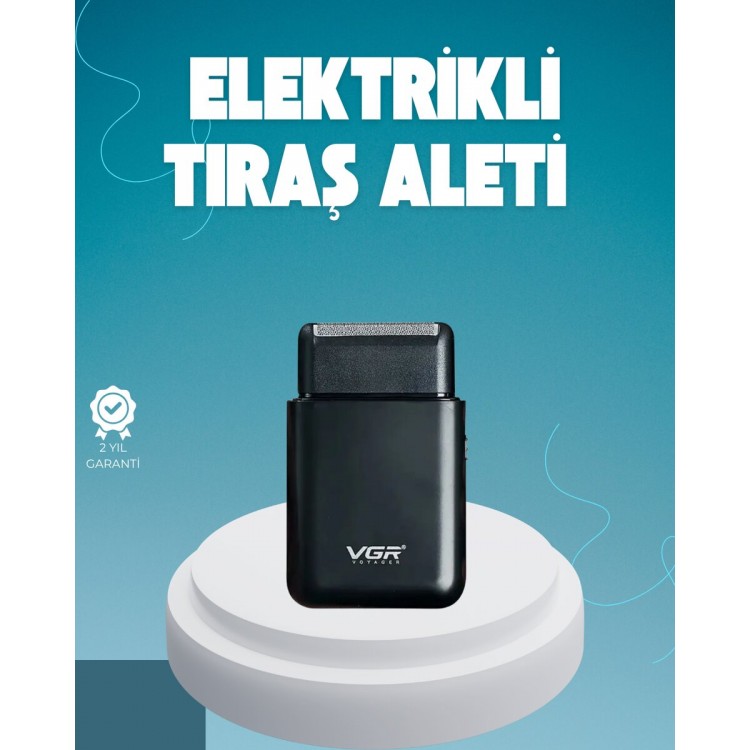 Taşınabilir Mini Elektrikli Tıraş Makinesi | Sessiz ve Güçlü Motor