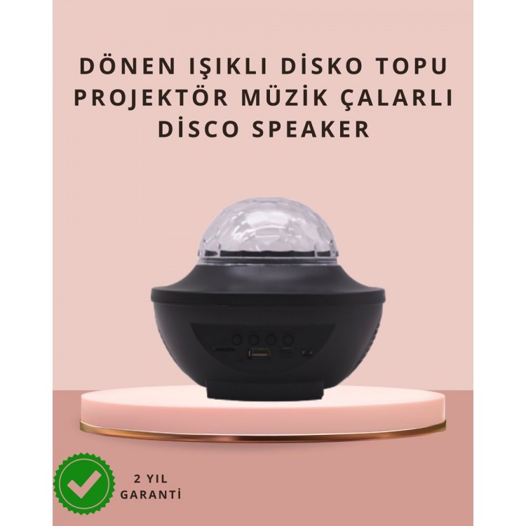Sesle Aktive Olabilen Uzaktan Kumandalı Ayarlanabilir Galaxy Gece Lambası