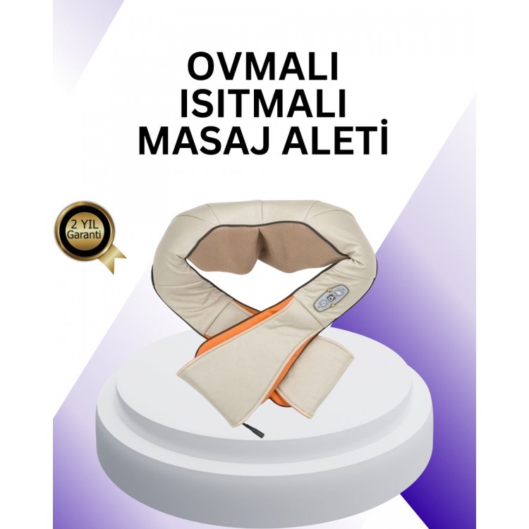 Ovmalı Isıtmalı Boyun Omuz Bel Masaj Aleti Kas ve Eklem Ağrılarına Etkili