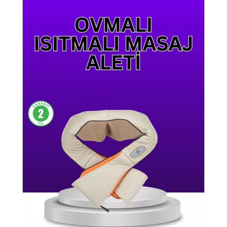 Isıtma Fonksiyonlu Ovmalı Boyun Omuz ve Vücut Masaj Cihazı Rahatlatıcı