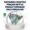 Profesyonel Kullanıma Uygun 13 Parça Makyaj Fırçası Takımı Fiber Kıllı