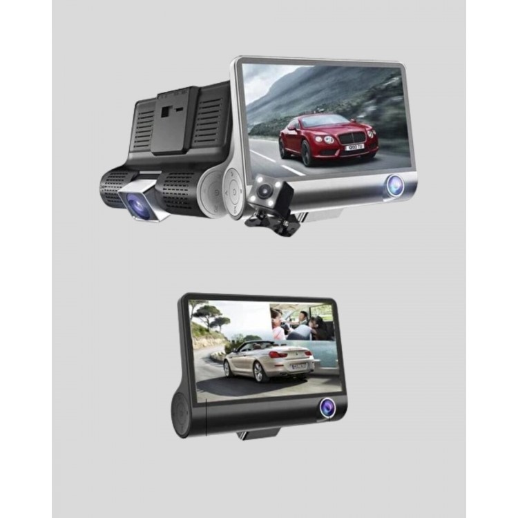 Araç Kamerası 3’lü Full HD DVR 1080P Gece Görüşlü ve G-Sensörlü
