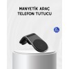 Araç İçi Manyetik Telefon Tutucu Güçlü Klipsli ve 360 Derece Ayarlanabilir
