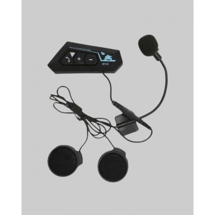 BT22 Kask Bluetooth Kulaklık 5.0 Gürültü Engelleyici ve Eller Serbest Kullanım