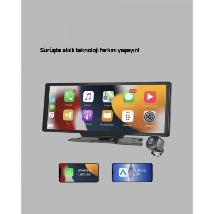 Fiat Egea Linea Doblo Peugeot  Citroen C3 C4 Opel Astra Corsa Insignia Uyumlu 10.26” IPS Dokunmatik CarPlay Multimedya – 4K Ekran