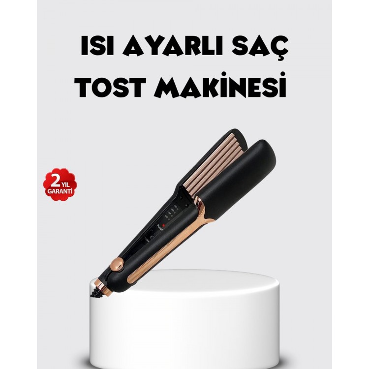Tost Model Saç Şekillendirici DEMPOWER DP-134 360° Döner Kablolu