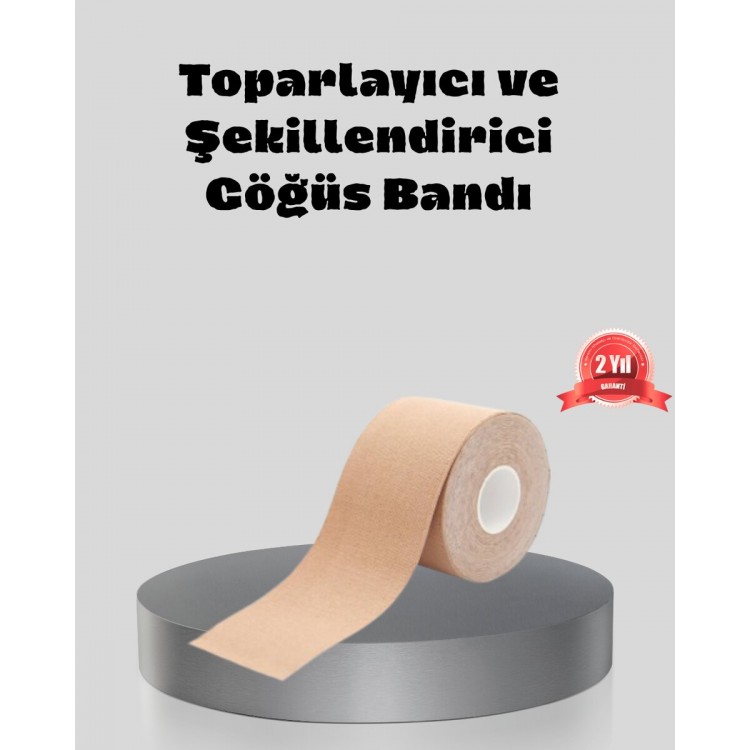 Suya Dayanıklı Görünmez Göğüs Bandı – Pamuklu ve Esnek Destek Bandı