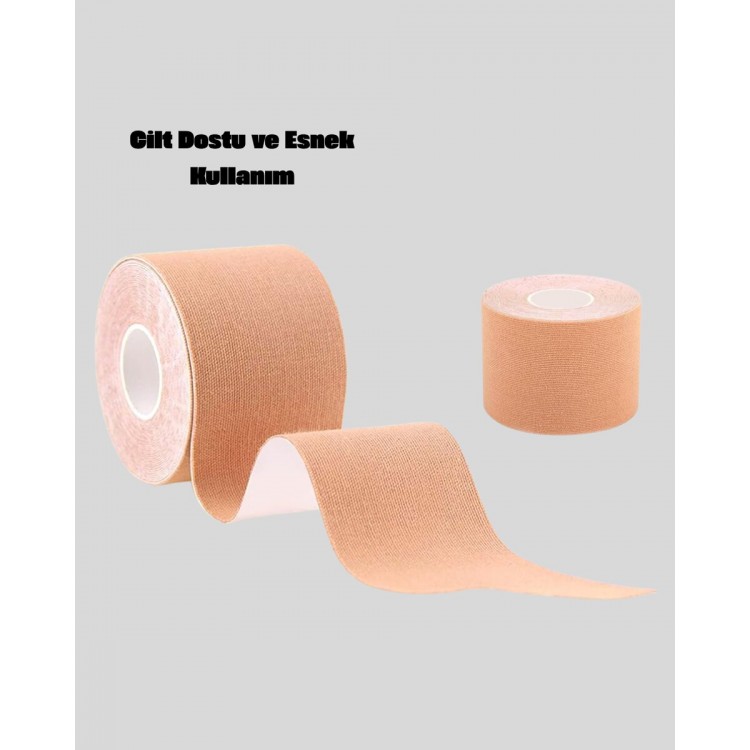 Askısız Görünmez Göğüs Bandı – Dekolteli Kıyafetler İçin Destekleyici Bant