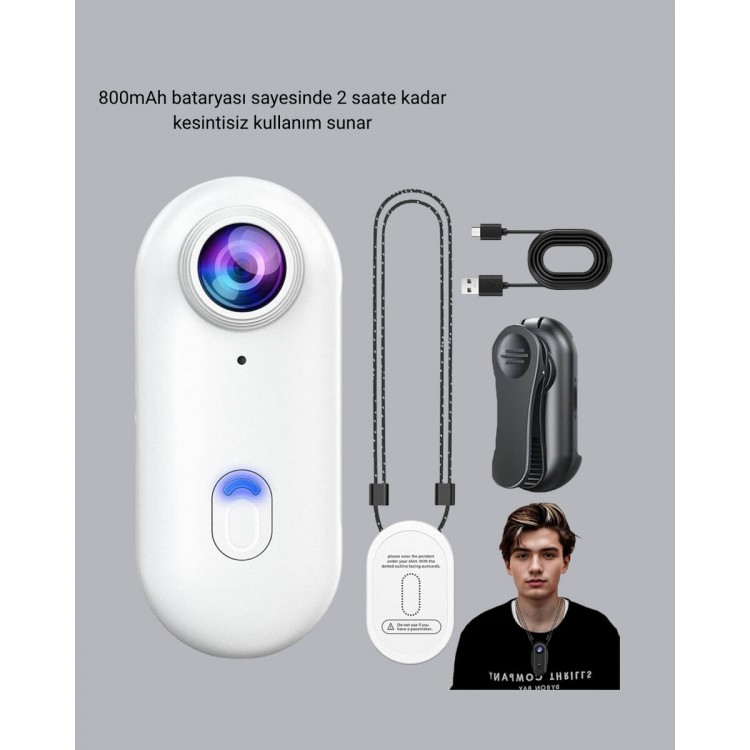 1080P Suya Dayanıklı Aksiyon Spor Kamerası 120° Geniş Açı ve WiFi Destekli
