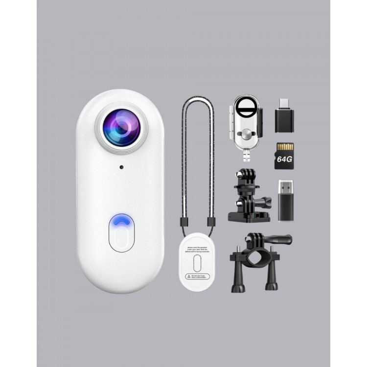 1080P Suya Dayanıklı Aksiyon Spor Kamerası 120° Geniş Açı ve WiFi Destekli