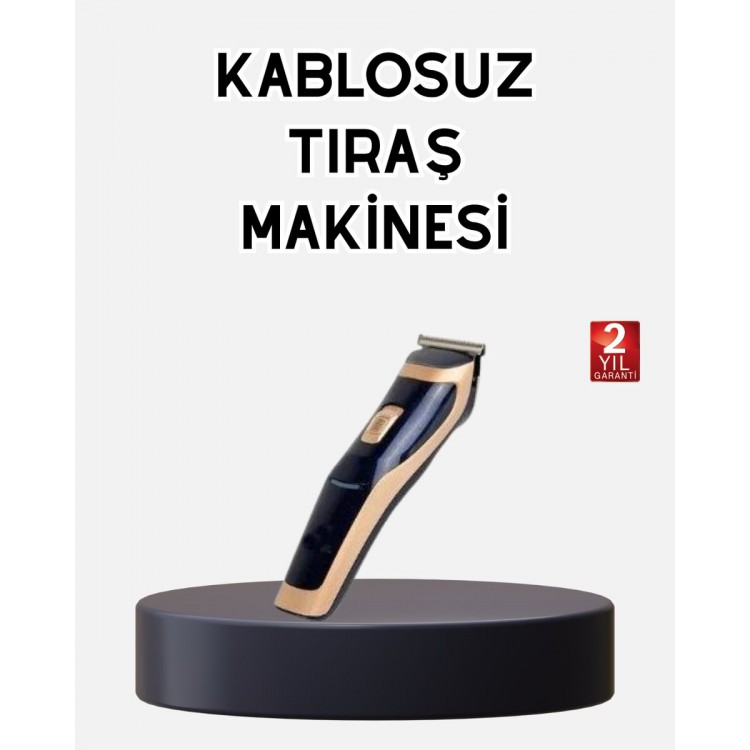 Profesyonel Şarjlı Saç ve Sakal Kesme Makinesi – Unisex 12 mm Ayarlanabilir Başlık