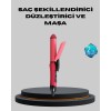 5 Kademeli Seramik Saç Düzleştirici – Düz ve Kıvırcık Mod 26 mm Plaka Profesyonel Saç Şekillendirme