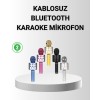 Bluetooth Karaoke Mikrofon – Yüksek Ses Kalitesi Yankı Efektli Uzun Ömürlü Pil