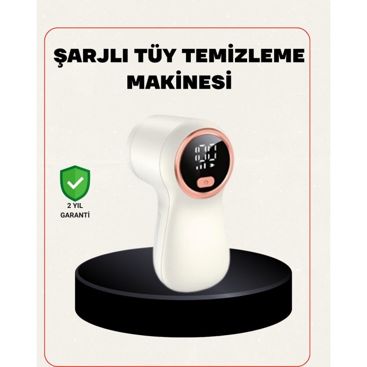 Şarjlı Tüy Temizleyici Paslanmaz Çelik Bıçaklı