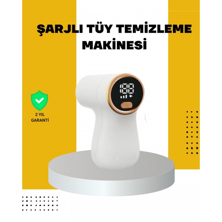 Kumaşlar İçin Tüy ve Hav Temizleme Makinesi Type C Şarjlı