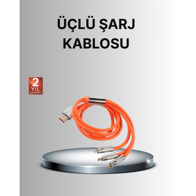 Dayanıklı Hızlı Şarj Kablosu – Esnek Kırılmaz ve Yüksek Hızlı Veri Aktarım Destekli