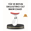Boyun ve Gıdı Toparlayıcı EMS Cilt Sıkılaştırıcı 7000 Titreşim Isı Terapisi