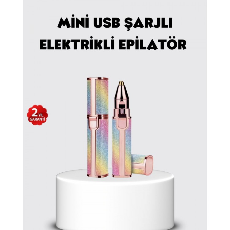 USB Şarjlı Kaş ve Yüz Tüy Alma Cihazı – Taşınabilir ve Acısız Kullanım