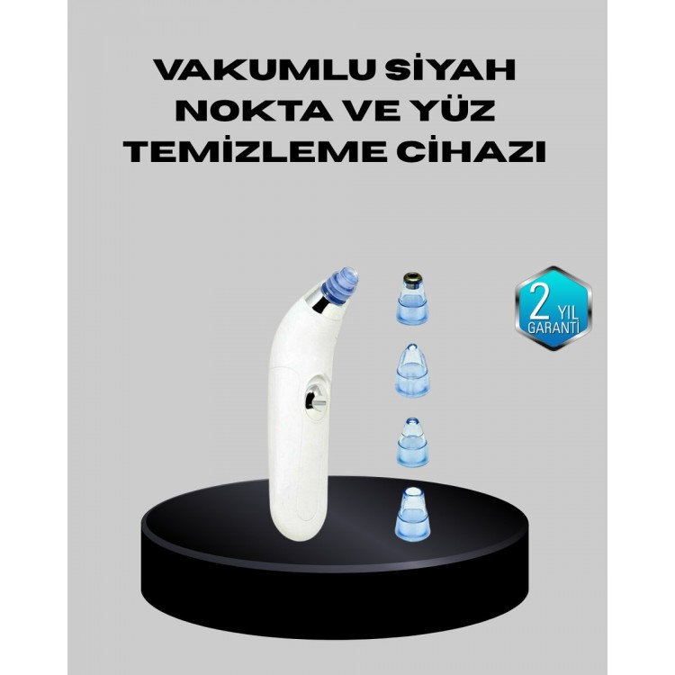 5 Kademeli Vakumlu Gözenek Temizleyici – Su Geçirmez ve Taşınabilir Siyah Nokta Cihazı