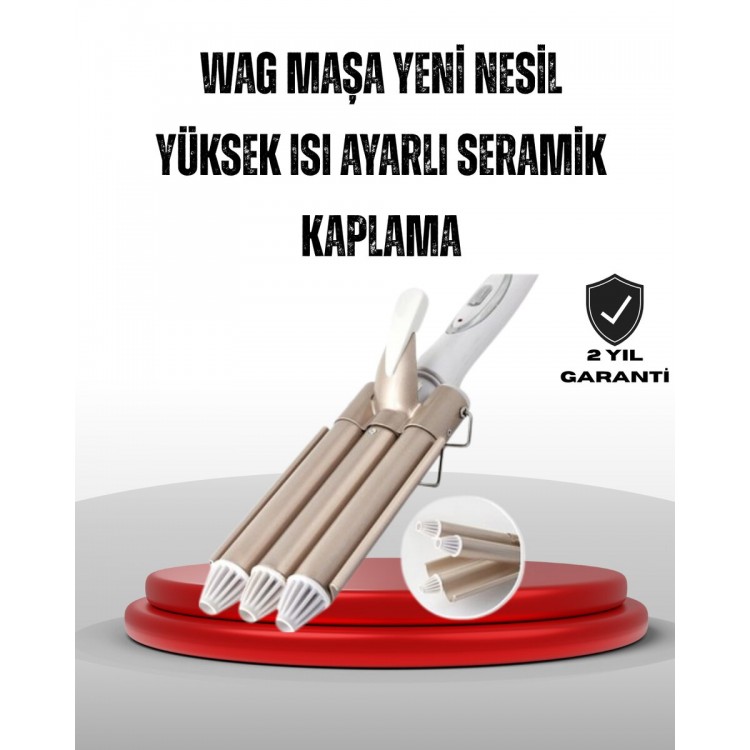 Ayarlanabilir Isı Ayarıyla Profesyonel Bukle Maşası – Hızlı ve Nazik Şekillendirme