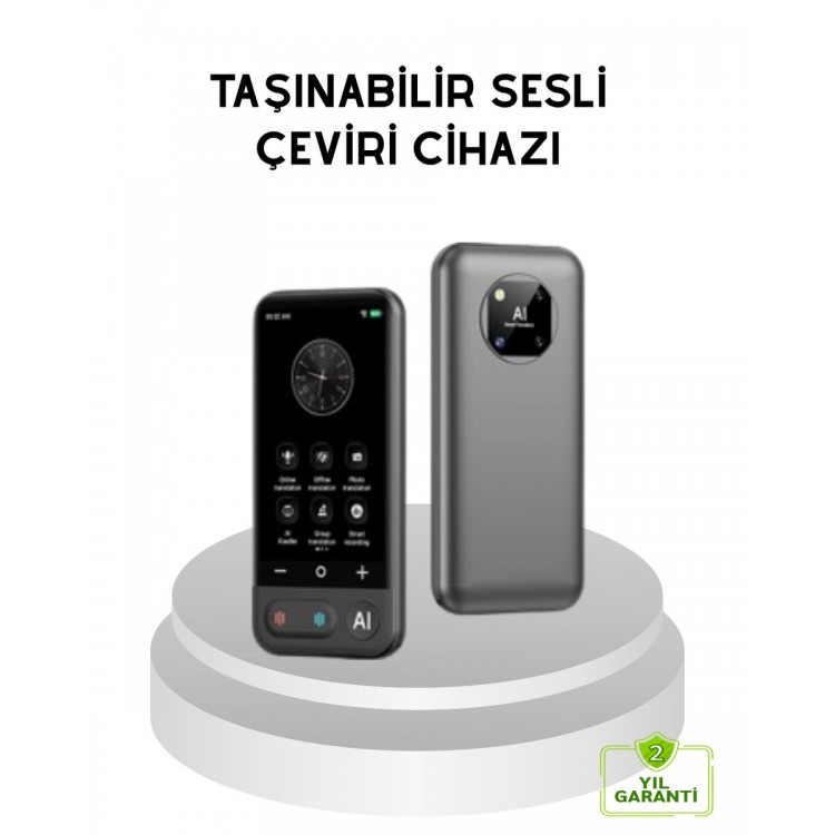 Taşınabilir Akıllı Tercüme Cihazı – Gerçek Zamanlı Ses ve Metin Çevirisi