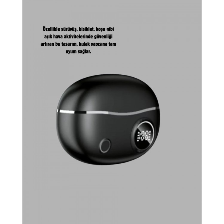 Kablosuz Açık Kulak Kulaklık Bluetooth 5.4 Type-C Hızlı Şarj 30 Saat