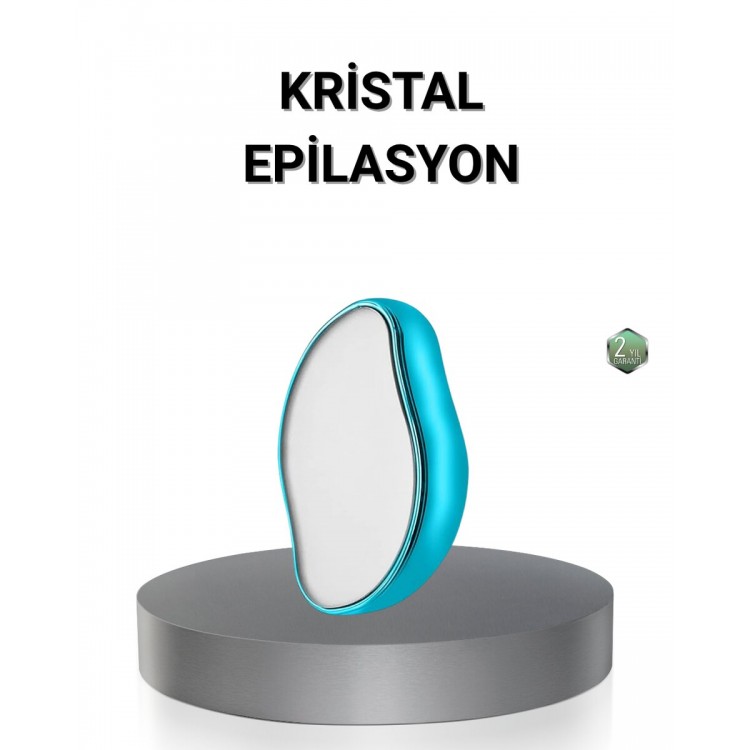 Kristal Tüy Alıcı Epilatör Kremsiz Kullanım Yüz ve Vücut İçin
