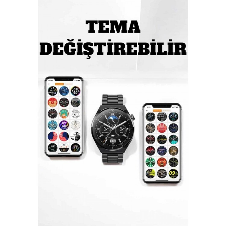 Akıllı Saat Uyku Ve Sağlık Takibi Bildirim Görme Arama Cevaplama