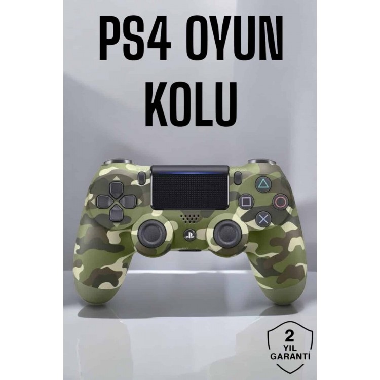 PS4 Oyun Kolu Kamuflaj Desenli Joystick