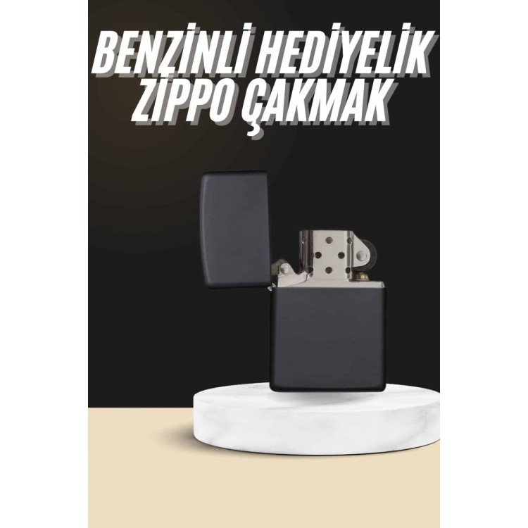 Erkeklere Özel Hediyelik Eşya  Metalik Benzinli Çakmak Doldurulabilir