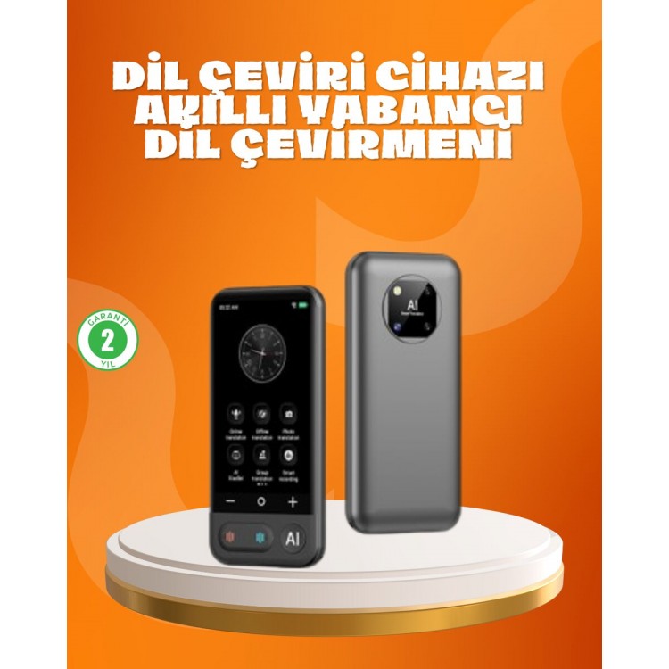 Seyahat ve İş İçin Çok Dilli Taşınabilir Çeviri Makinesi