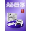 3D 4K HD 2.4G Game Stick 4K Ultra Hd Oyun Konsolu Çift Kollu
