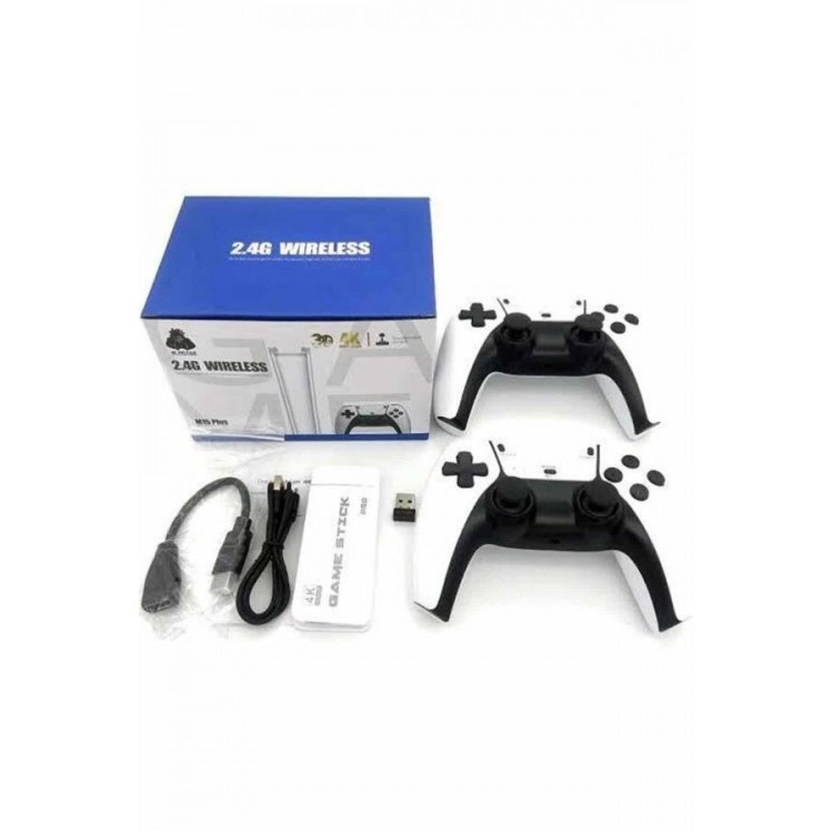 3D 4K HD 2.4G Game Stick 4K Ultra Hd Oyun Konsolu Çift Kollu
