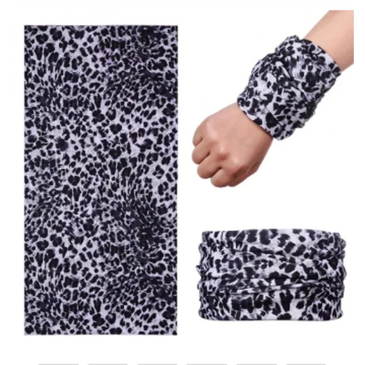 Light Color Leopard Paphos Bandana Mask
