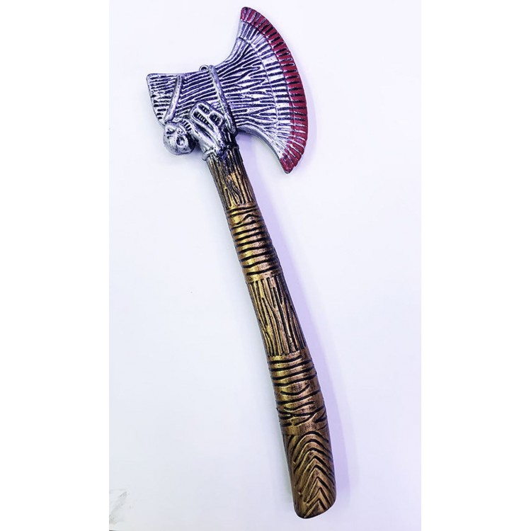 Medieval Aged Plastic Native American Ax 45 cm