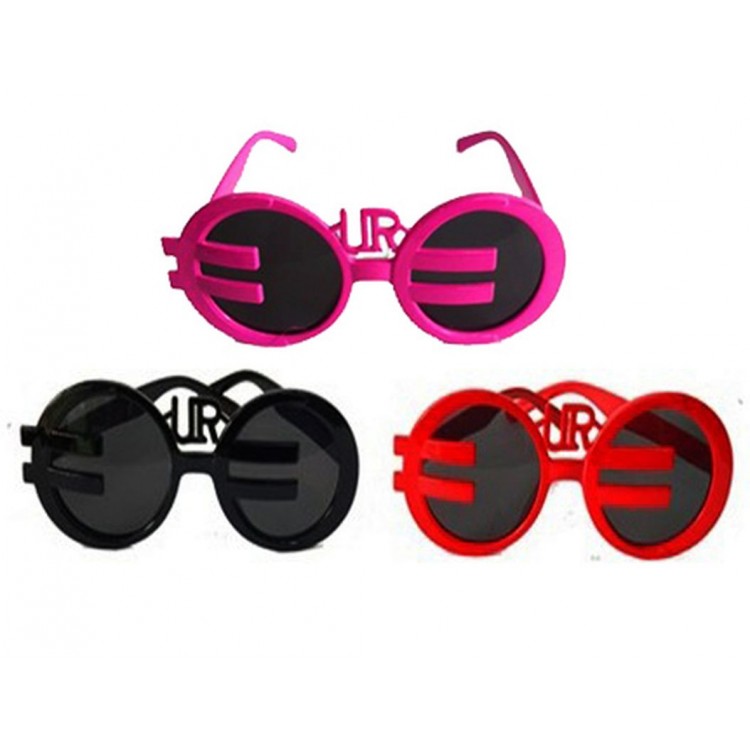 Euro Party Glasses 3 Pieces