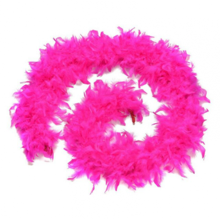 fuchsia Color Fluffy Feather Otrish Boa Real Feather Decoration180cm