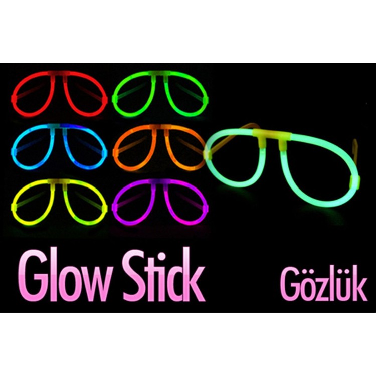Glowstick Party Glasses That Burn in the Dark 12 Pieces