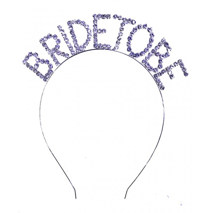 Crystal Stone Silver Color Bride To Be Bridal Crown