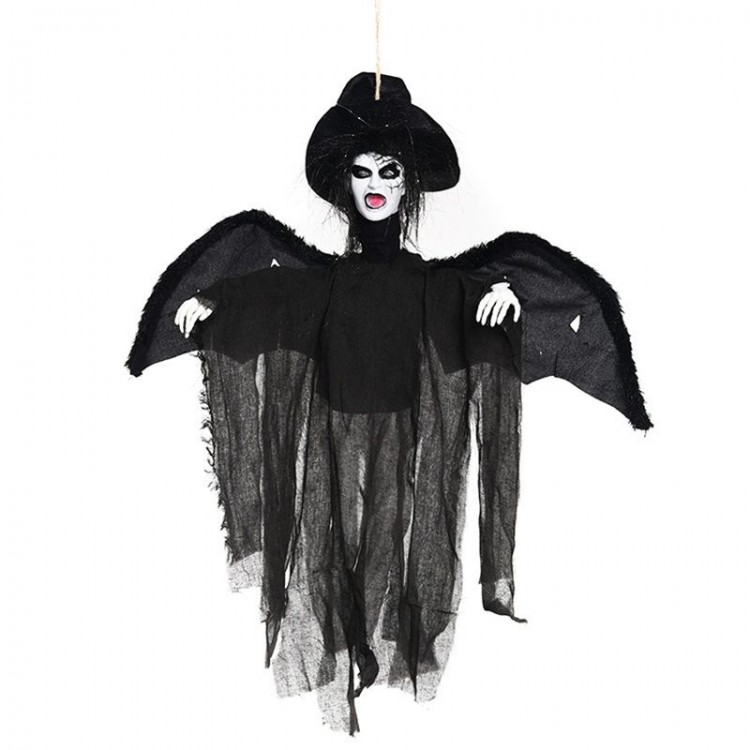 Halloween Halloween Wings Flapping Zombie Black