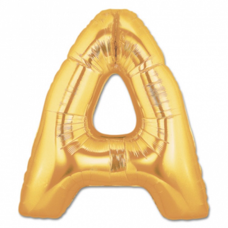 A Letter Foil Balloon Gold Color 40 inch