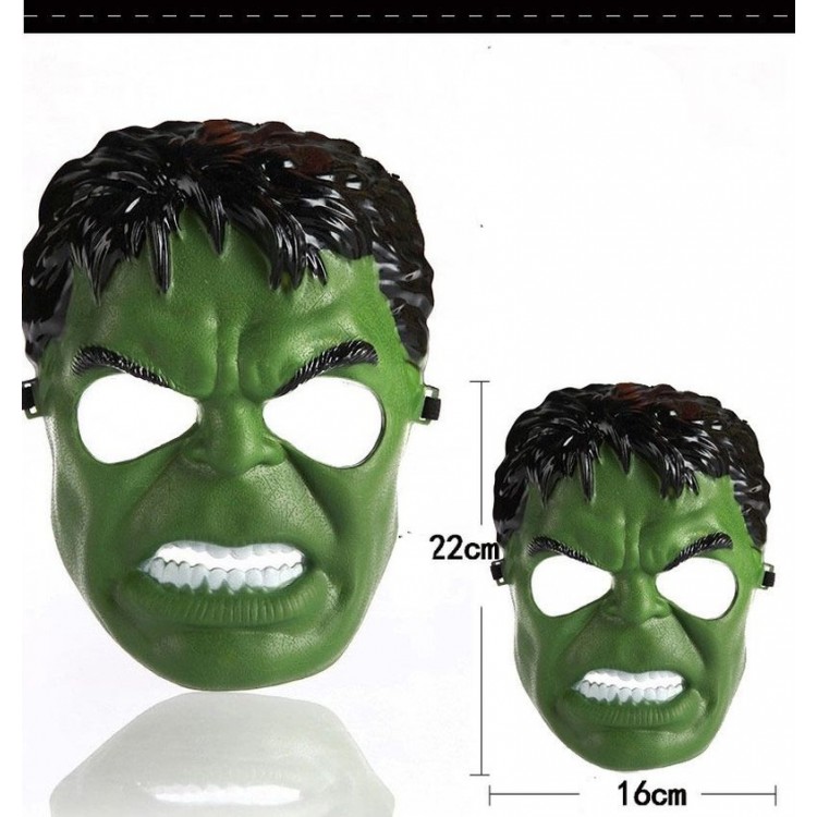 Green Color Superhero Giant Man Hulk Mask