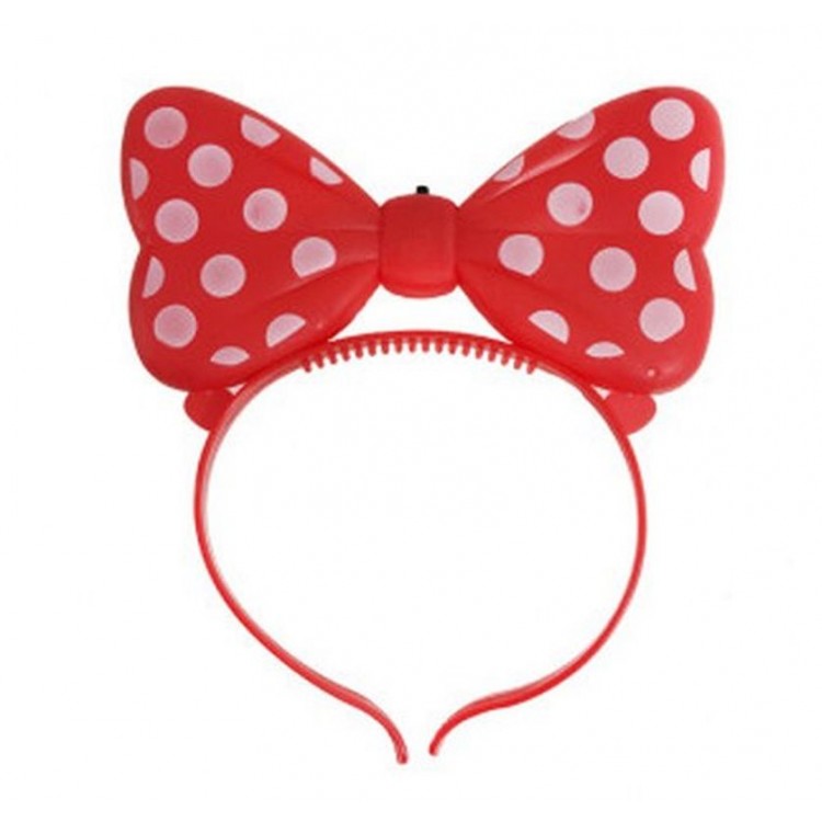 Illuminated Bow Crown Red 1 Piece